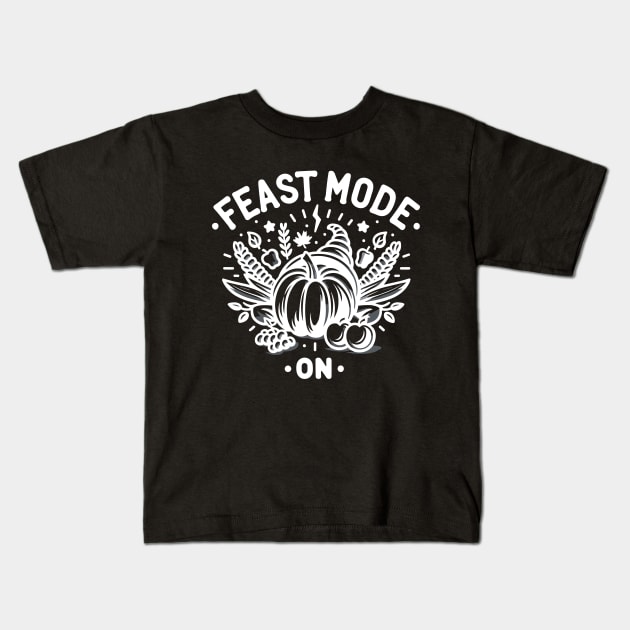 Feast Mode On Kids T-Shirt by Francois Ringuette